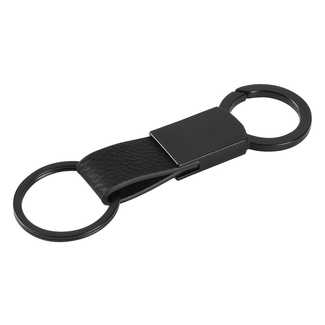 Metalni privezak za ključeve, 2 u 1