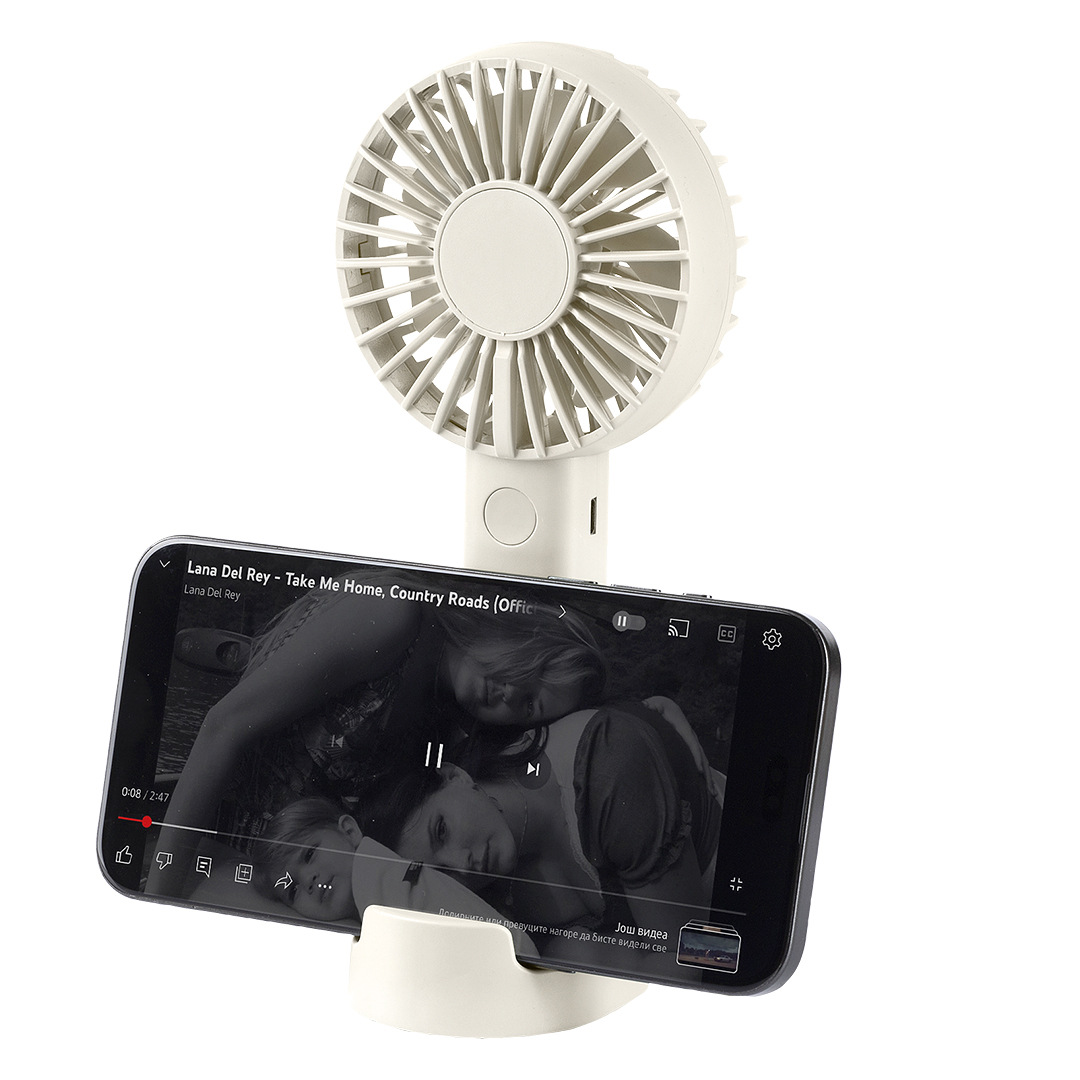 Ventilator sa 3 brzine i držačem za telefon