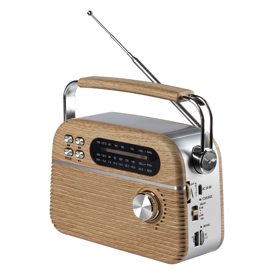 Radio i bežični zvučnik, 3W